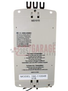 Allstar 110548 MVP 1 Channel 318 Mhz Garage Door Opener Receiver - Image 3