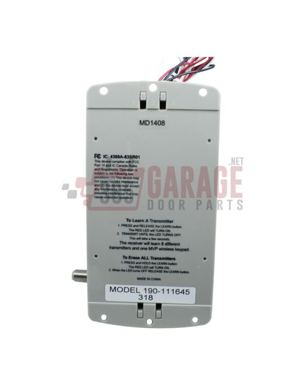 Allstar 111645 Single Channel MVP Receiver 24V 4W FC - Image 2