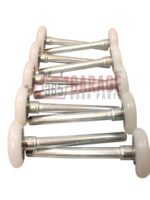 Set of 10---2 Inch 13 Ball Nylon Garage Door Roller (4 Inch Stem)