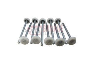 Set of 10 - 2 Inch 13 Ball Nylon Garage Door Roller (7 Inch Stem) - Image 3