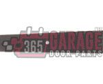 Stamped Steel Jamestown Strap Hinge, 16" Decorative Garage Door Hardware