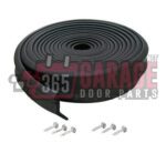 M-D Building Products 3749 Garage Door Bottom Rubber, 16 Feet, Black
