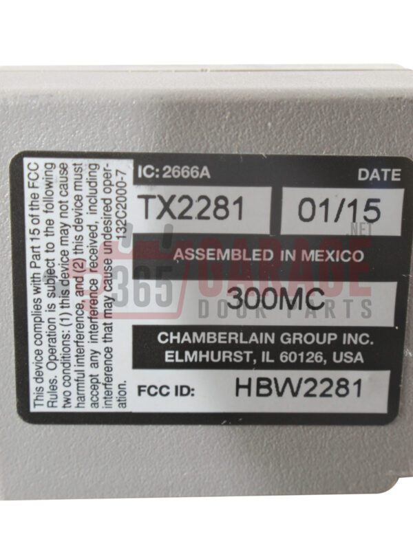 Liftmaster Chamberlain® 300MC Linear-Compatible Gate and Garage Door Opener Remote - Image 6