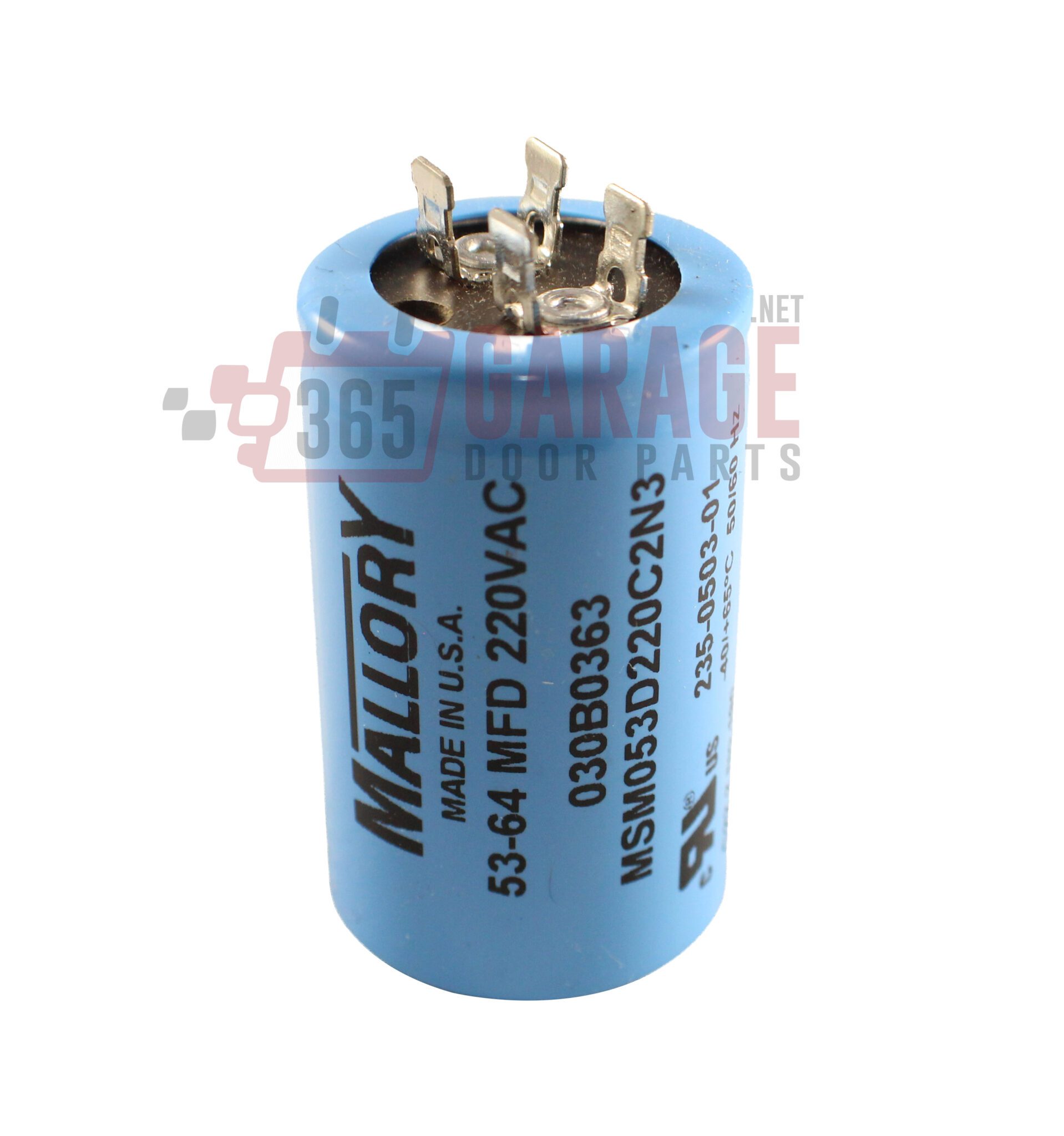 thumbnail image 2 of EPCOS 56uF 250VAC Motor Capacitor For Liftmaster Chamberlain (30B532 / 030B0638 / 030B0532-1) 2 of 3