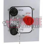 3BFLM Three Button W/ Mortise Lockout Flush Mount Control Station