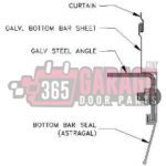 Wayne Dalton / Door Systems Inc. Mini Warehouse Garage Door Weather Seal for Model DS-75