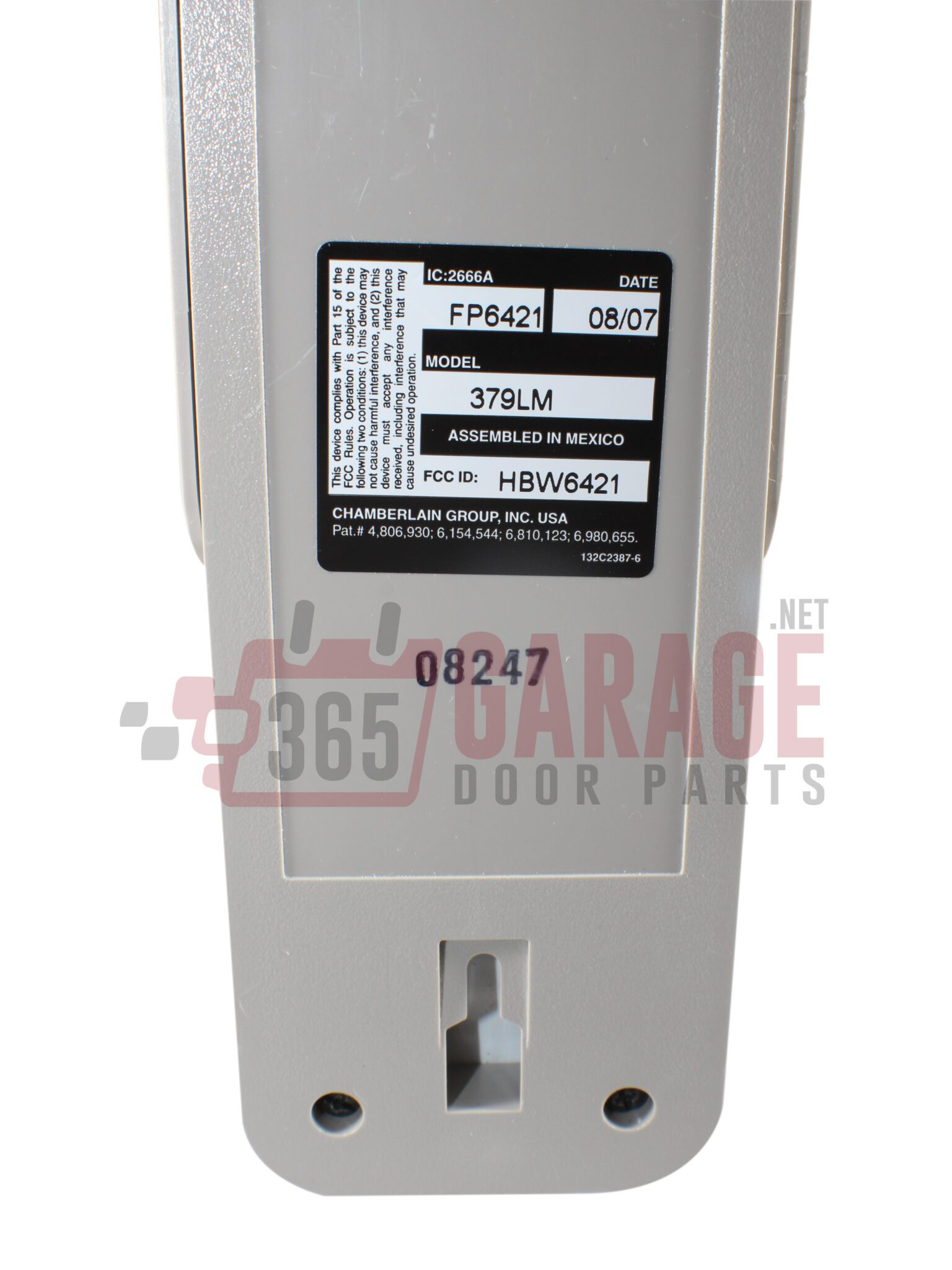 LIFTMASTER 379LM Fingerprint Keyless Entry Grage Door Opener 365