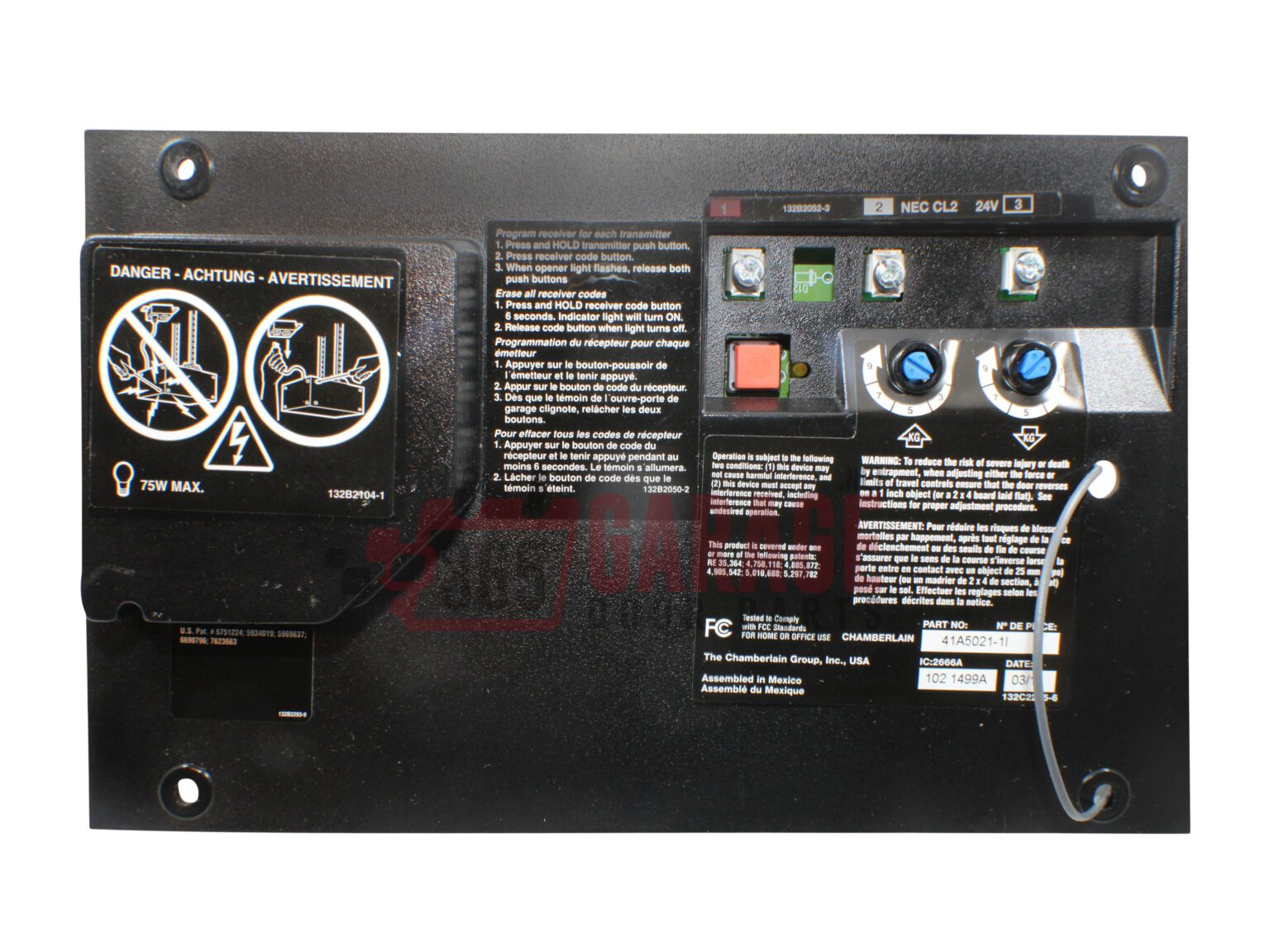 LiftMaster Chamberlain 41A42527G Garage Door Opener Circuit Board