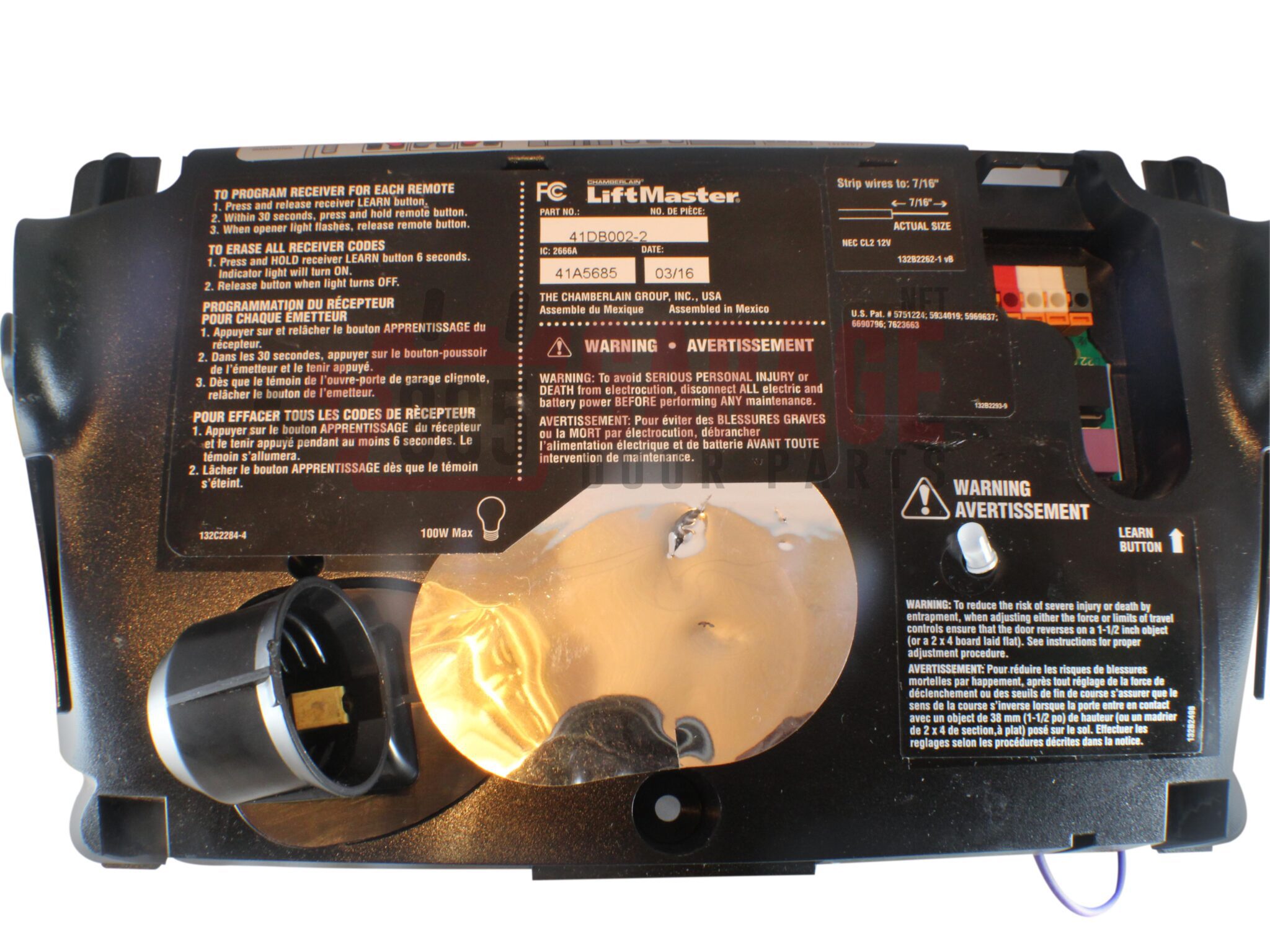 Chamberlain 41db002 2 Parts