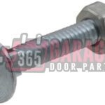 Garage Door Carriage Bolt, 1/4" X 2 1/4", Flat Head