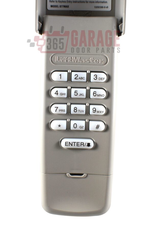 877MAX 877 Remote Liftmaster Keyless Keypad 377LM 977LM Compatible 315mhz 390mh Sears 1 - Image 3