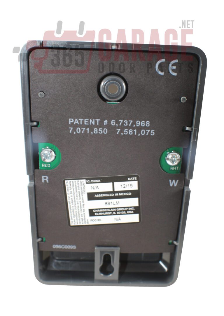 Chamberlain Liftmaster 398LM 315Mhz Smart Control Panel 365 Garage