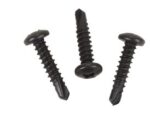 Decorative Garage Door Hardware Self Drilling Black Metal Screws