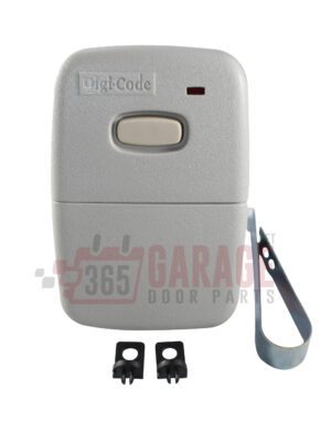 DIGI CODE GARAGE DOOR OPENER REMOTE CONTROL DC5010 300MHZ 1 button 2PACK 