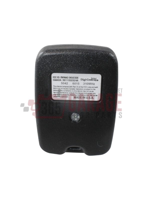 DigiCode 310 Mhz 1 Button Key chain Remote - Stanley - Image 5