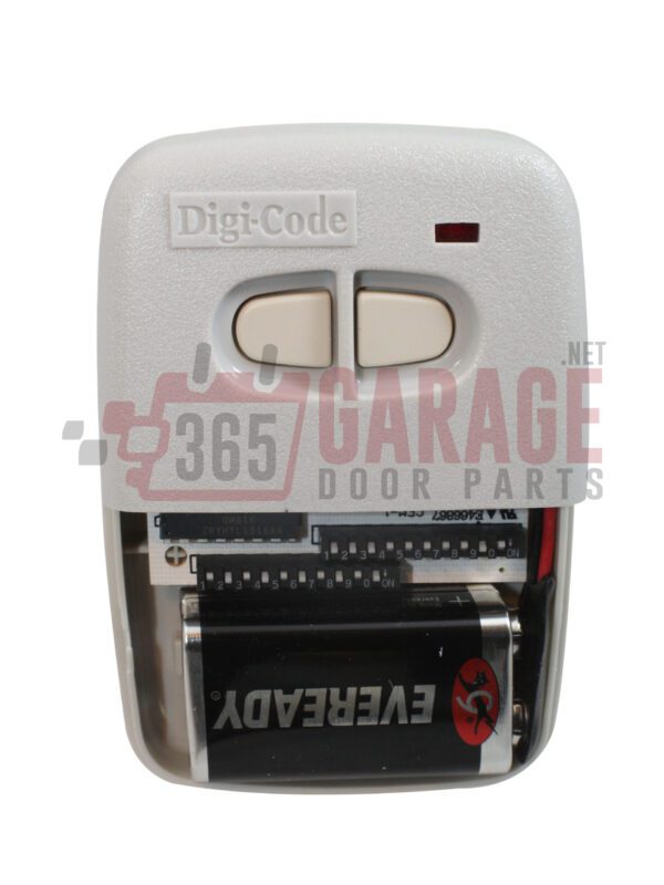 Digi-Code 2 Button Visor Garage Door Opener Transmitter DC5060 - Image 2