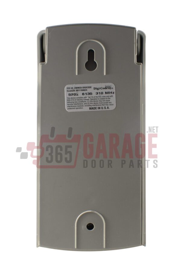 Digi-Code Wireless Garage Door Opener Keypad Model DC5202 - Image 2