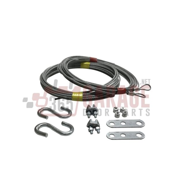 Garage Door Cable Replacement Kit. Two 3/32" x 13 Long and Two 1/8" x 14 Cables - Image 2