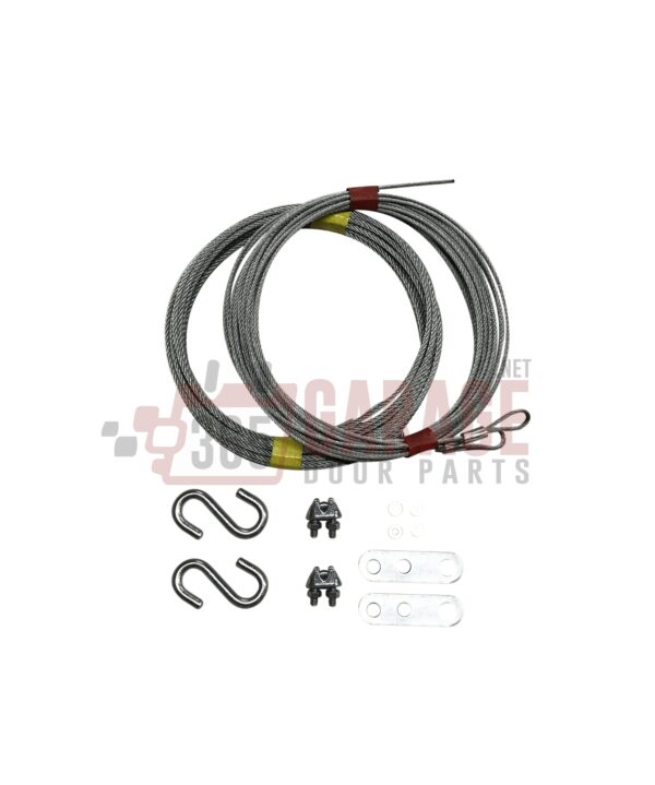 Garage Door Cable Replacement Kit. Two 3/32" x 13 Long and Two 1/8" x 14 Cables - Image 3