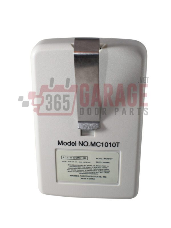 Challenger MC1010T One Channel Visor Gate & Garage Door Transmitter - Image 3