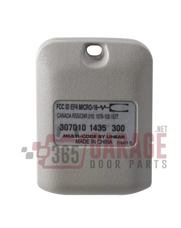 Linear Multi-code 300MHz 1-Channel Key Ring Transmitter - Image 3