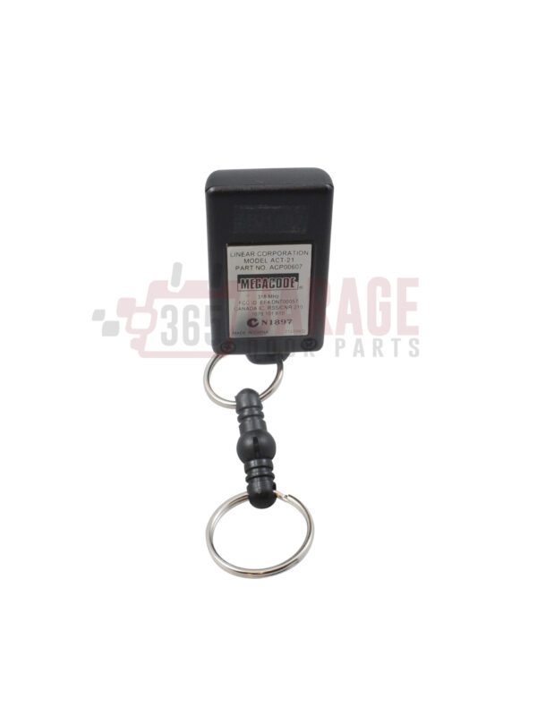 Linear ACT-21A 318MHz MegaCode 1-Channel Key Ring Transmitter - Image 4