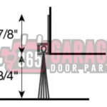Passage Door Sweep Weather Brush Seal Kit 4'
