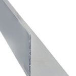 Garage Door 1 -1/2 " X 1-3/8 "Aluminum Bottom Seal Retainer