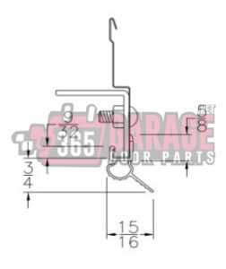 Snap-On Mini Warehouse Garage Door Bottom Weather Seal