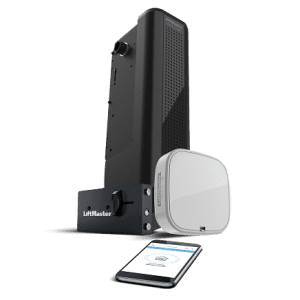 Liftmaster - 98032 Heavy Duty Wall Mount Opener UL Certified to Lift Doors up to 1,100 lbs. DC Motor, Battery Backup, Wi-Fi No Rail Assembly